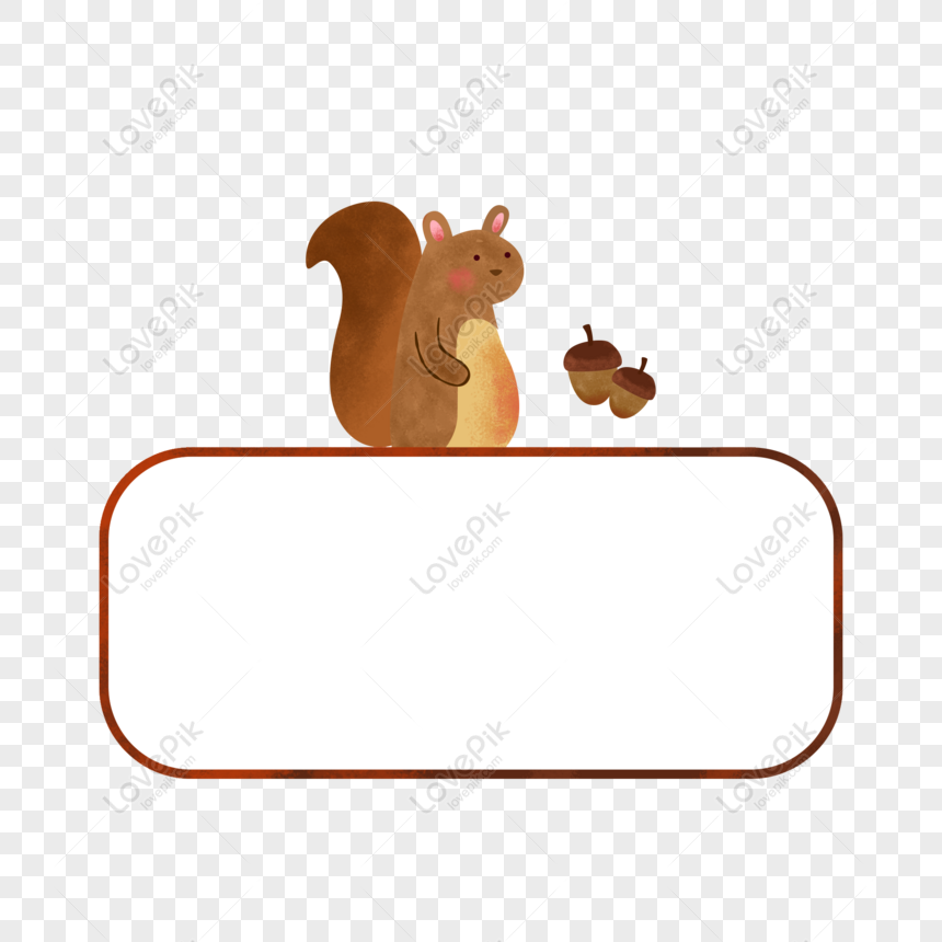 squirrel clipart borders