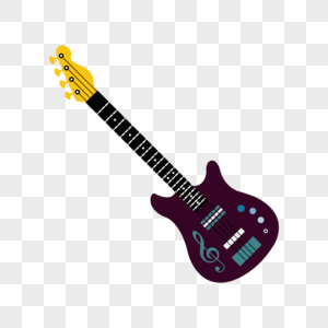 Electric Guitar Cartoon PNG Images With Transparent Background | Free ...