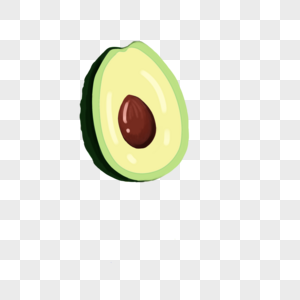 Cute Avocado PNG Images With Transparent Background
