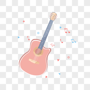 Cartoon Guitar PNG Images With Transparent Background | Free Download ...