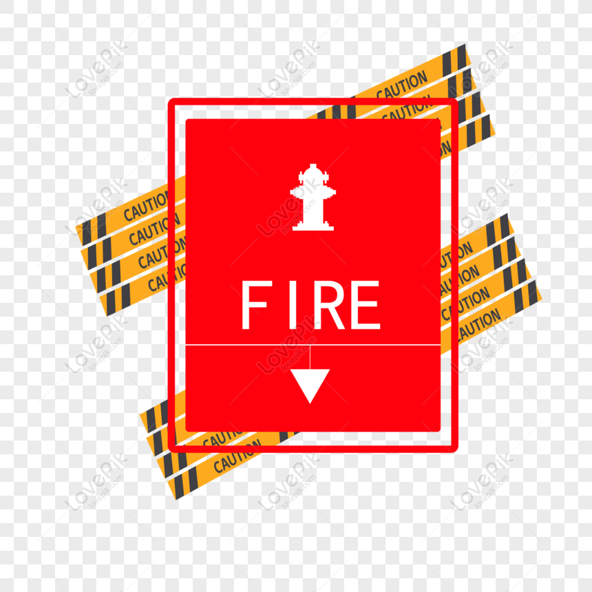 Free Cartoon Flat Fire Safety Element Of Fire Logo Png Ai Image Download Lovepik