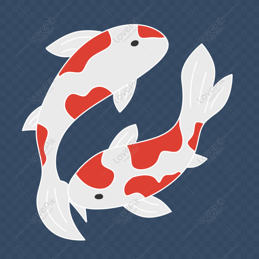 Free Japanese Fresh And Cute Cartoon Commercial Koi Fish Elements PNG Free  Download PNG & PSD image download - Lovepik