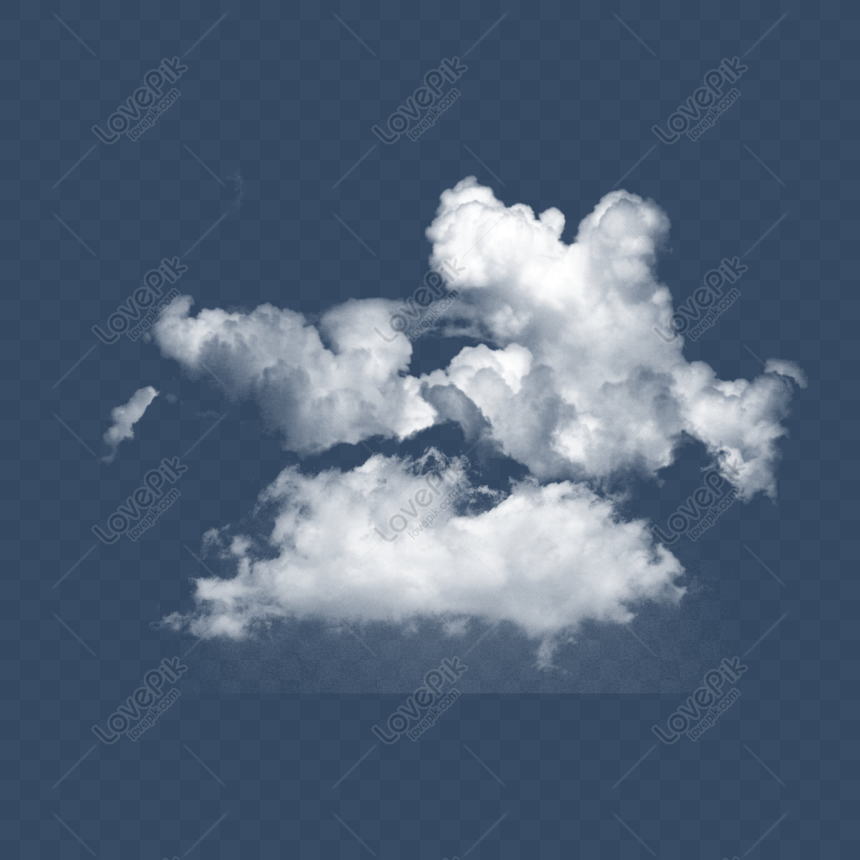 Free Hand Painted White Floating Clouds PNG Transparent PNG & PSD image  download - Lovepik