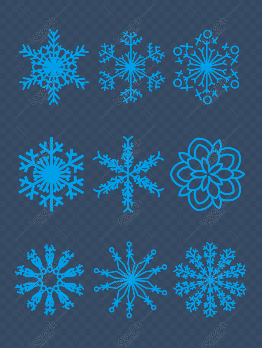 Snowflake Vector Free Download