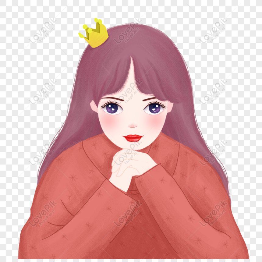 Free Cartoon Beautiful Beauty Original Element With A Small Crown PNG  Transparent Image PNG & PSD image download - Lovepik