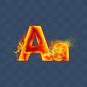 Flame Letters PNG Images With Transparent Background | Free Download On ...