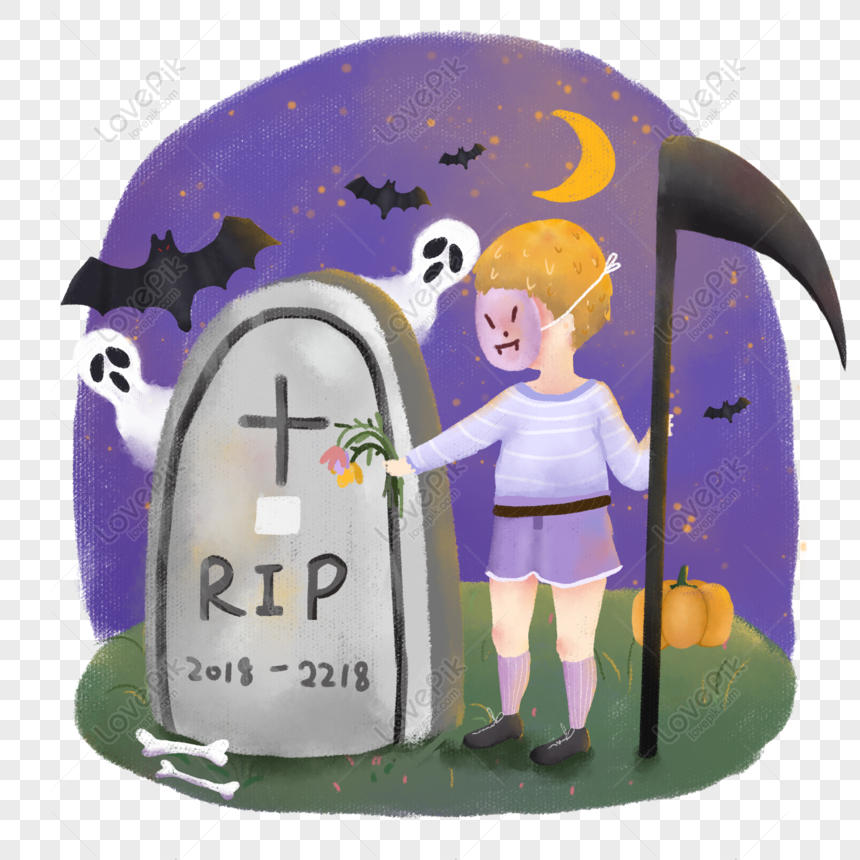 Free Halloween Devil Boy Mask Tombstone Night Sky Cartoon Cute Illust Png Psd Image Download Size 00 00 Px Id Lovepik