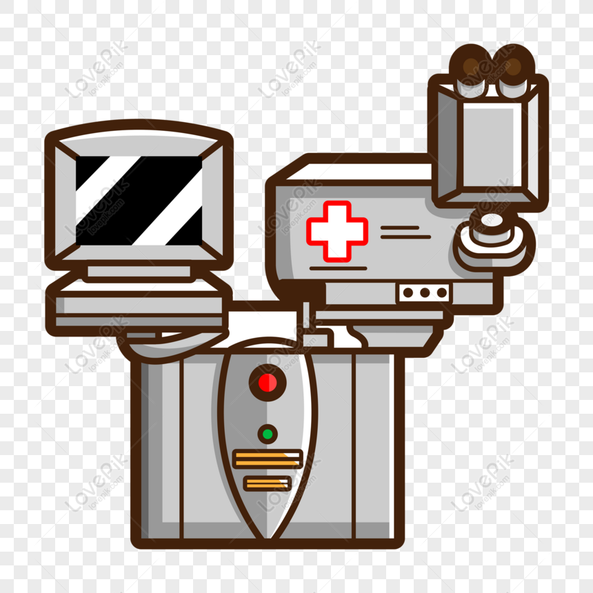 Free Original Vector Ai Cartoon Medical Equipment Material PNG & AI