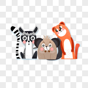 Cute Little Animals PNG Images With Transparent Background | Free Download  On Lovepik