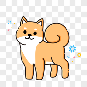 Mbe cartoon cute Shiba Inu dog animal material, Mbe, dog material, Shiba Inu free png