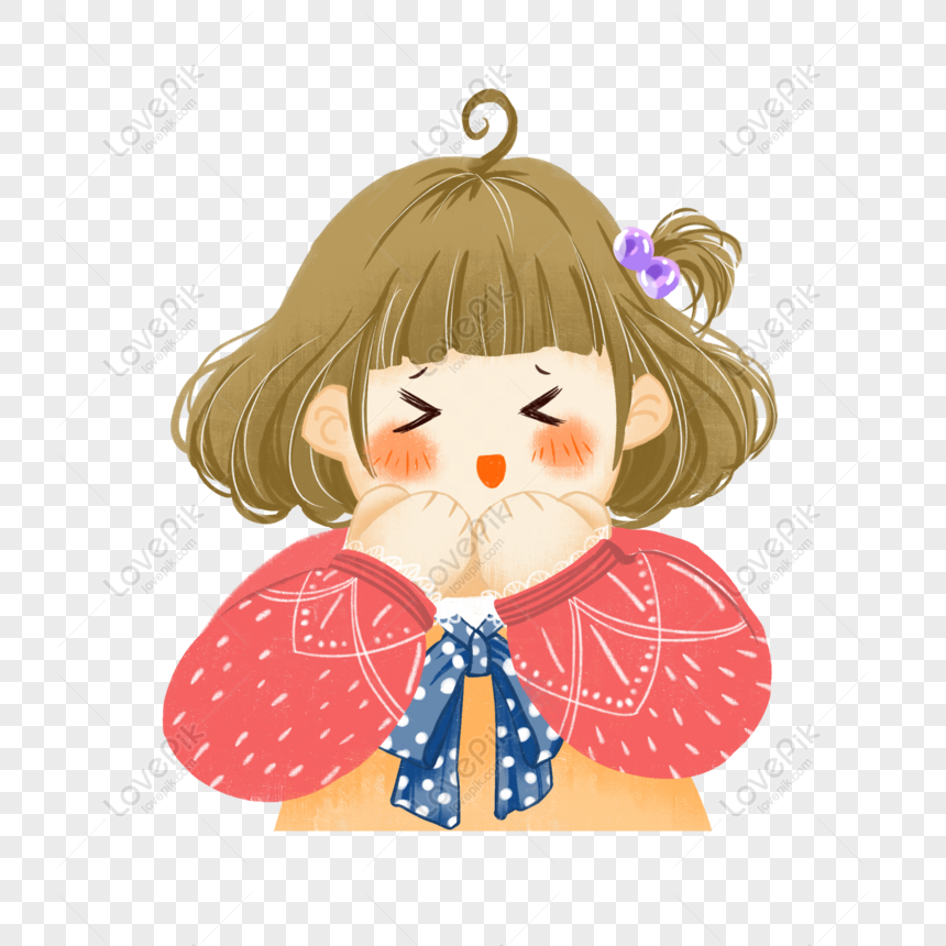 cute girl clown clipart