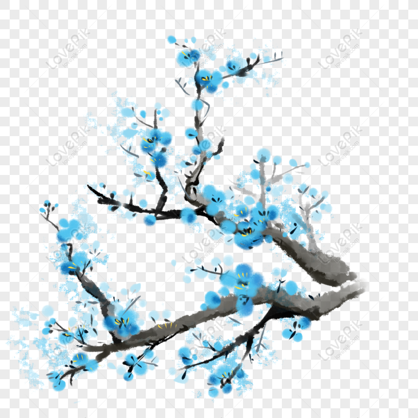 Free Plum Blossom Mo Mei Chinese Style Chinese Painting Decoration PNG ...