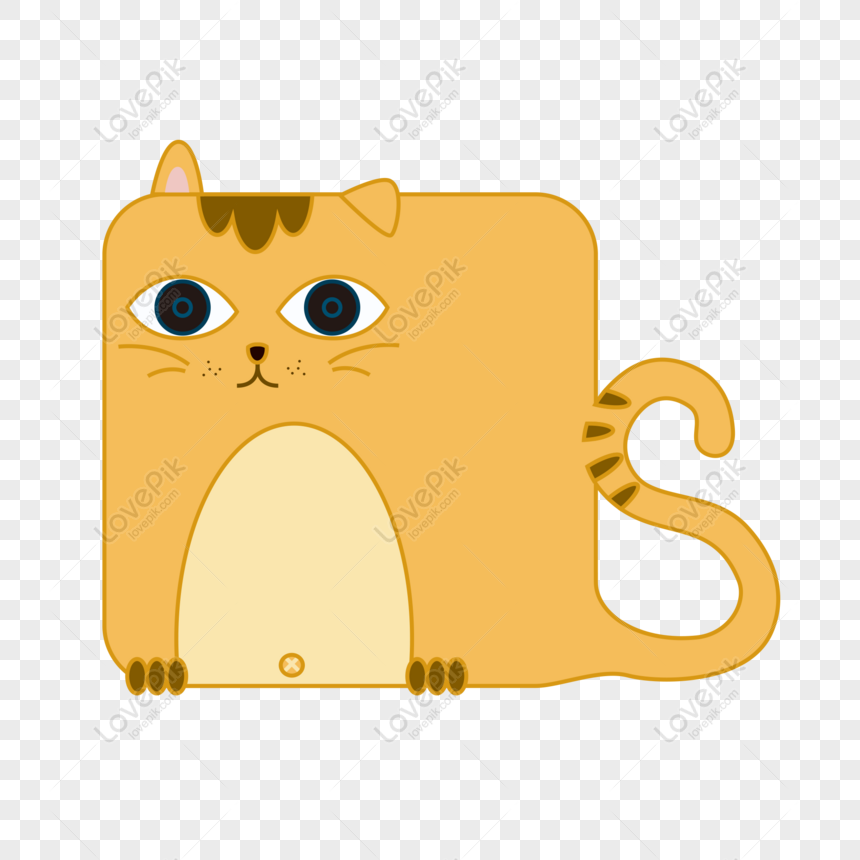 Desenho De Um Gato De Desenho Animado Branco PNG , Rosa, Desenho