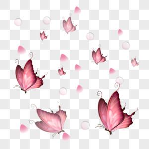 Pink Butterfly PNG Images With Transparent Background | Free Download On  Lovepik