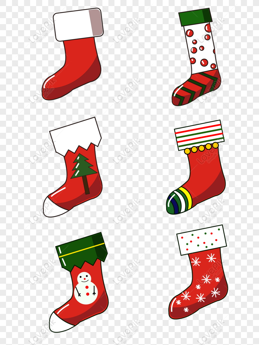 Free Mbe Style Small Fresh And Simple Cute Christmas Stocking Icon PNG ...