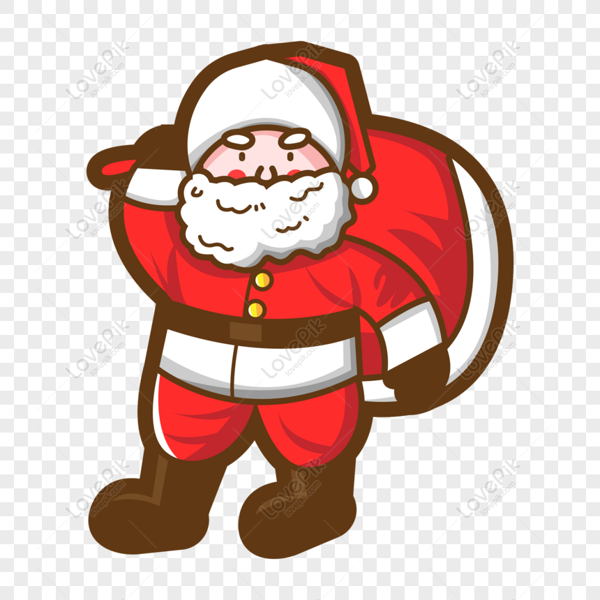 Free Original Vector Ai Cartoon Santa Christmas Material Free PNG PNG & AI  image download - Lovepik