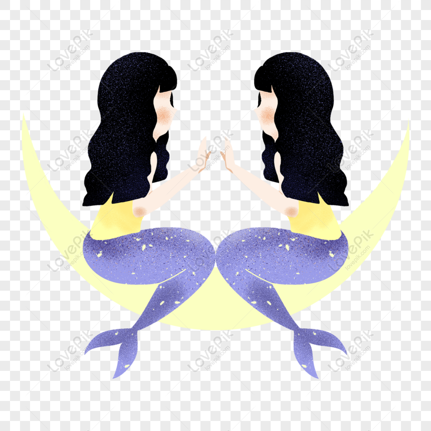 かわいい人魚姫装飾的な要素 Png Psd無料画像ダウンロード 素材サイズ00 00px Id Lovepik