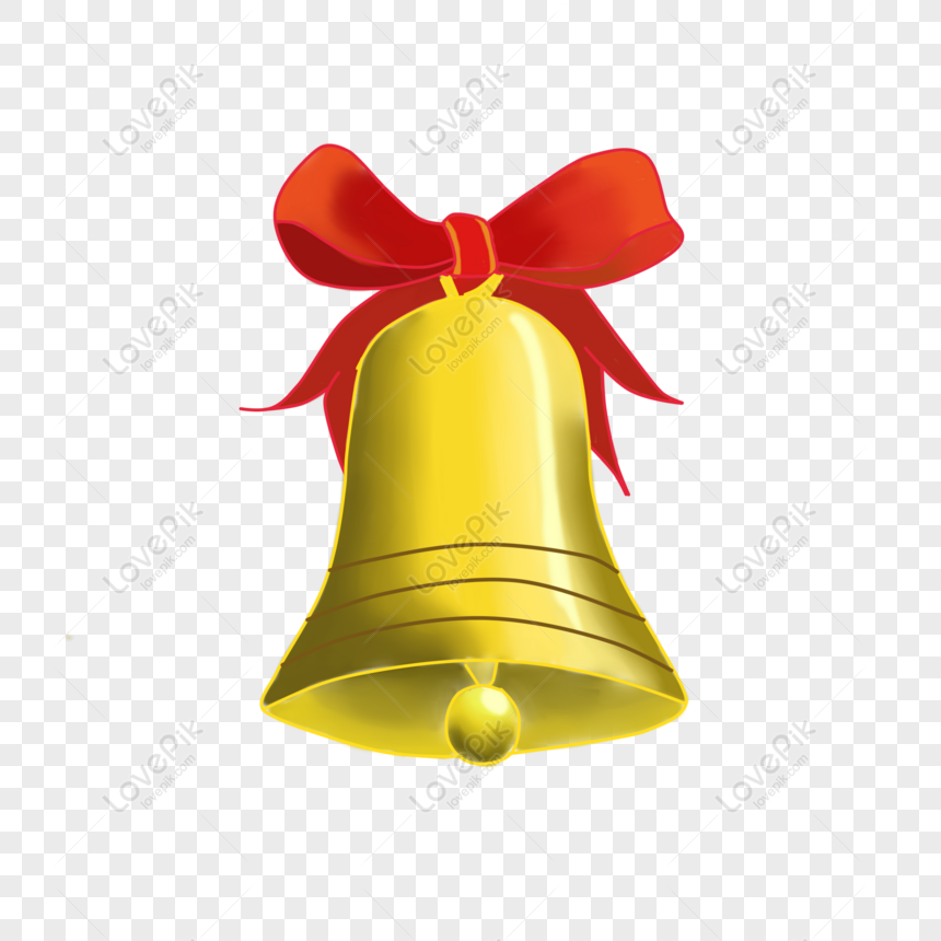 Premium PSD  Tiny bell transparent background