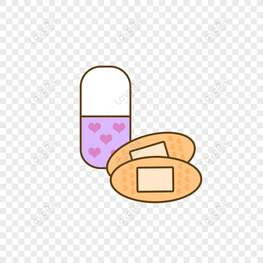 Caixa De Remédio Caixa De Medicamento Dos Desenhos Animados Pílula