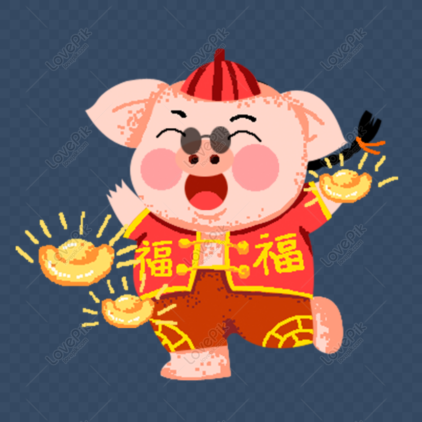 Free Hand Drawn Cartoon Cute Pig Original Element Free PNG PNG & PSD ...