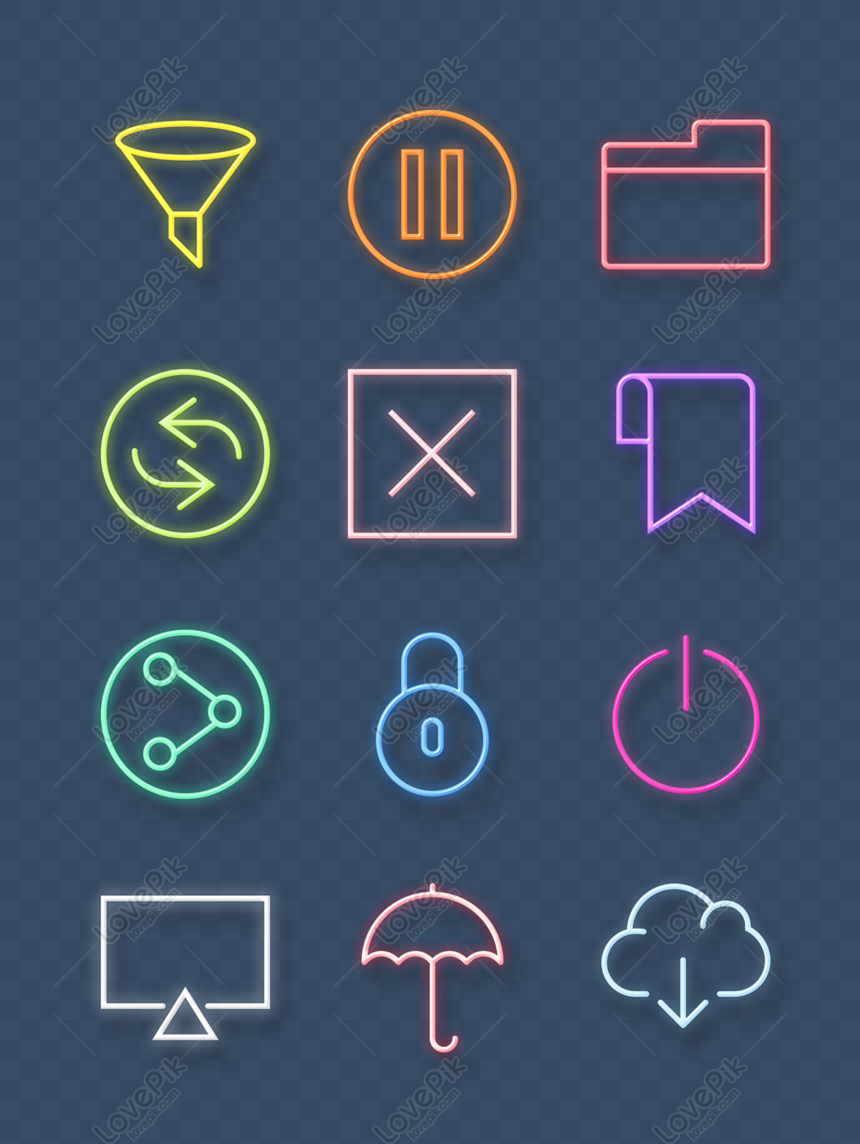 Free Neon Style Mobile App Icon Element Png Psd Image Download Size 1024 1369 Px Id 832513641 Lovepik - neon app icon for roblox