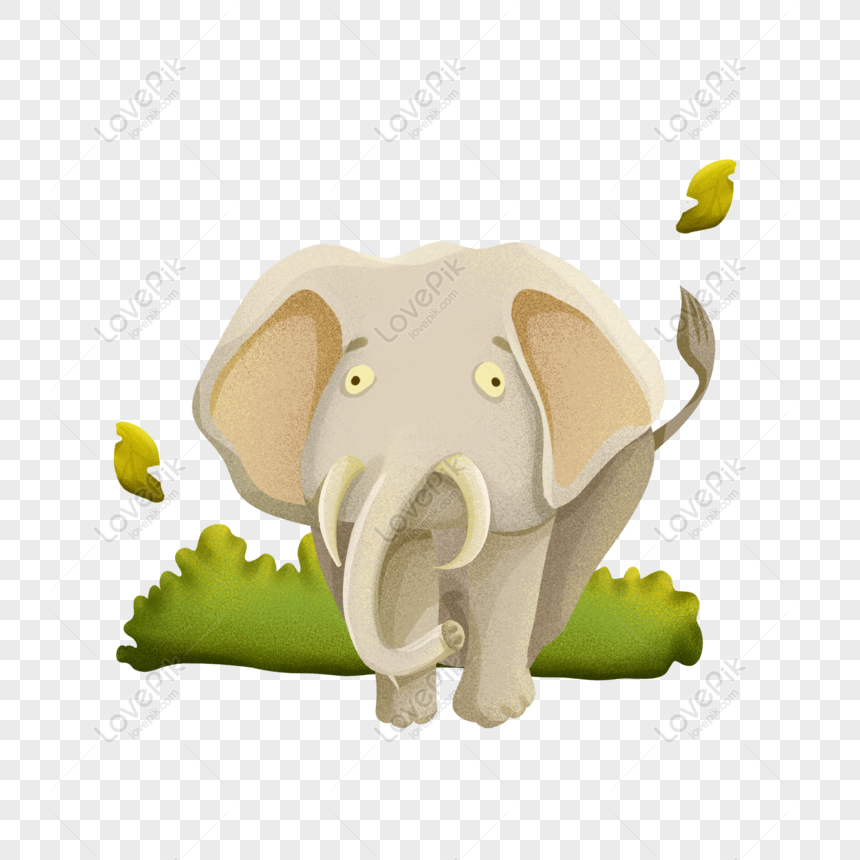 Free Cute Zoo Hand Drawn Illustration Cartoon Elephant Commercial Ele PNG  Transparent Image PNG & AI image download - Lovepik