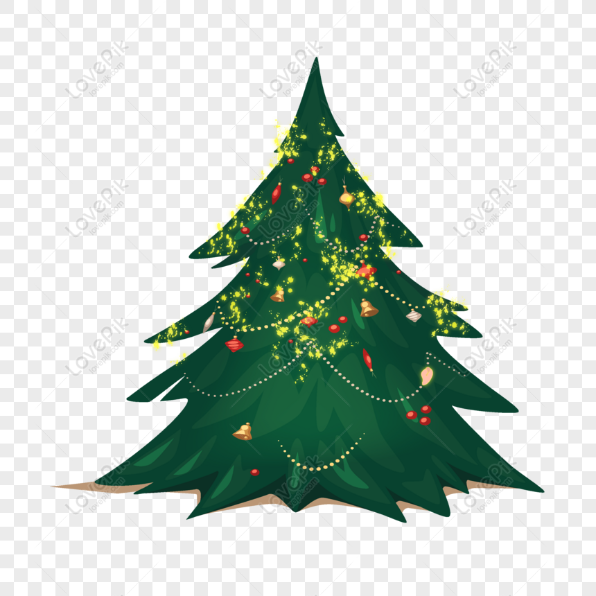 Gratis Dibujado A Mano Dibujos Animados Bonito árbol De Navidad Con Ele PNG  & AI descarga de imagen _ talla 2778 × 2778px, ID 832515408 - Lovepik