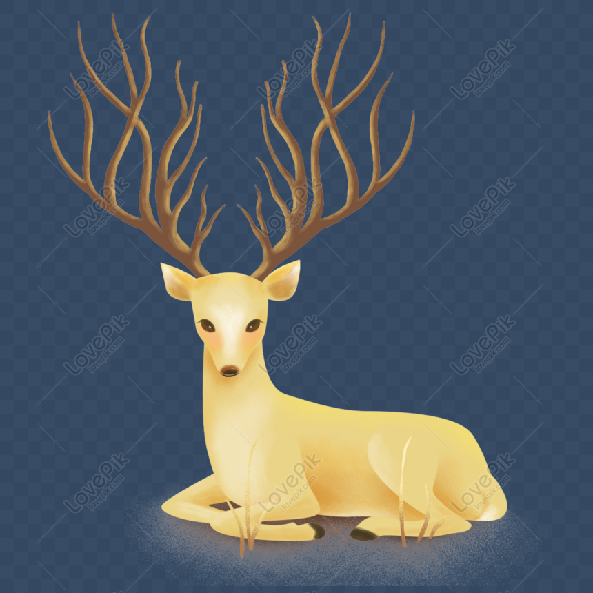Free Cartoon Small Fresh Deer Animal Design Commercial Elements PNG Image  PNG & PSD image download - Lovepik