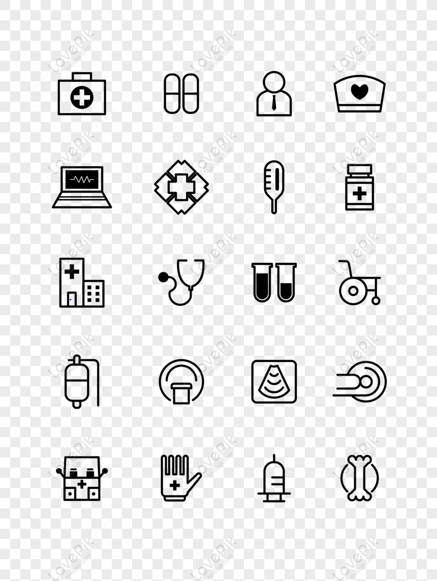 Free Medical Device Icon Black And White Commercial Element Png Ai Image Download Lovepik