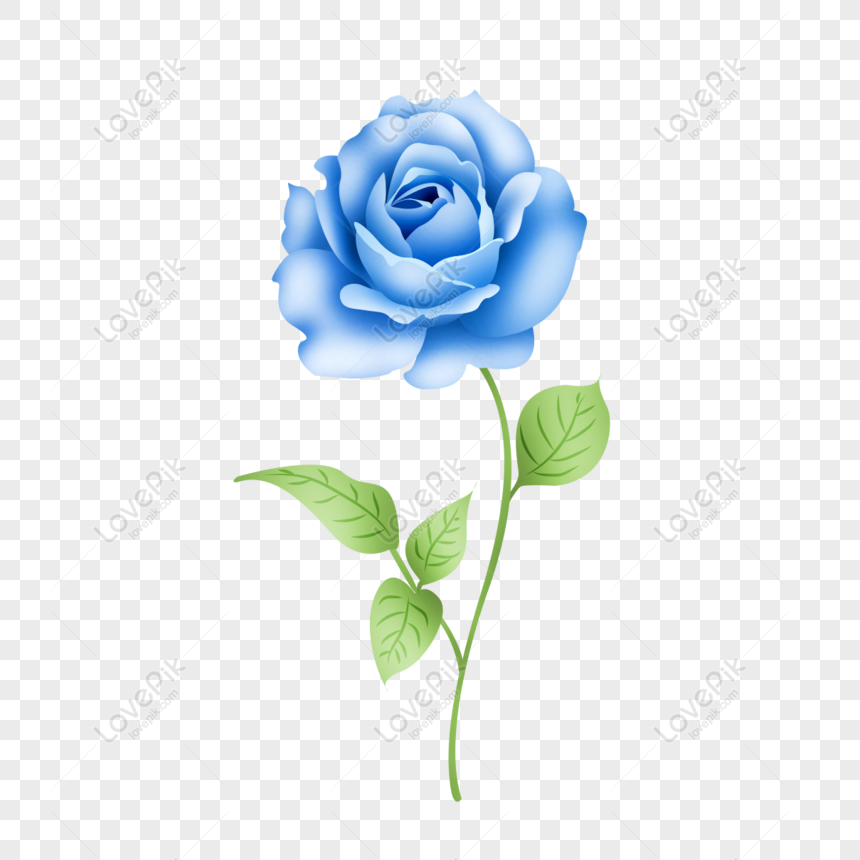 Bức tranh vẽ hoa hồng xanh như một bức thơ tình trong mộng, ngọt ngào và sâu lắng. Khung cảnh lãng mạn và màu xanh tươi sáng của hoa hồng sẽ khiến bạn thấy như đang được lấp đầy bởi một tình yêu vô hạn.