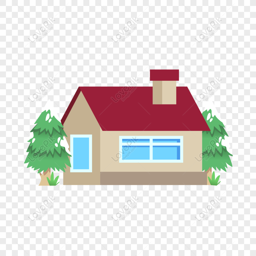Free Cartoon Style House Building Elements PNG Transparent Background PNG &  AI image download - Lovepik