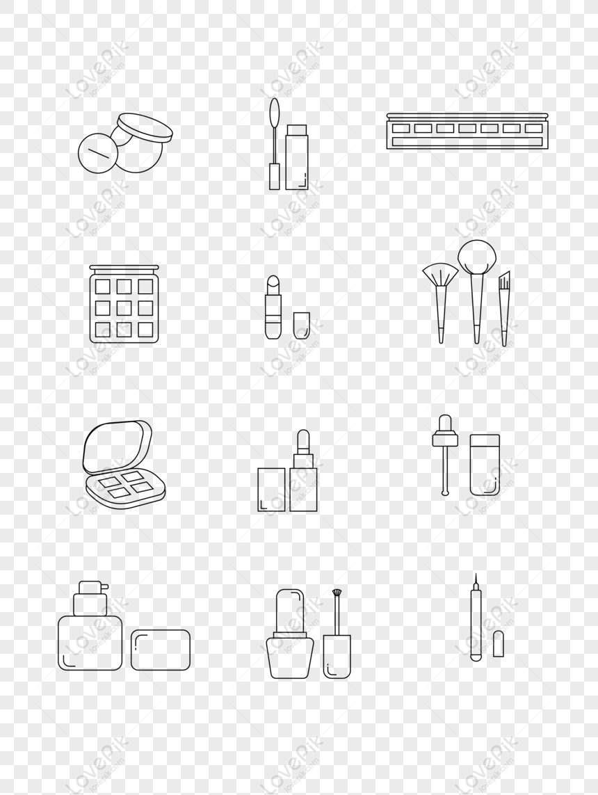 Free Cosmetics Icon Black And White Minimalist Business Elements Png Ai Image Download Lovepik