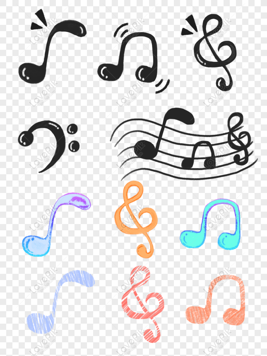 Music Notes PNG, Vector, PSD, and Clipart With Transparent Background for  Free Download