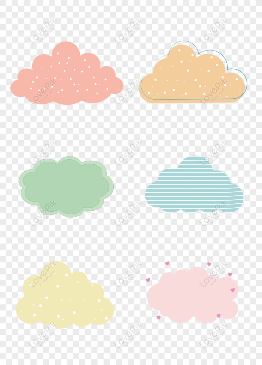 Gratis Lindo Pequeno Vector Fresco Dibujos Animados Blancos Nubes Ninos Png Ai Descarga De Imagen Talla 1369 1920px Id 832684370 Lovepik