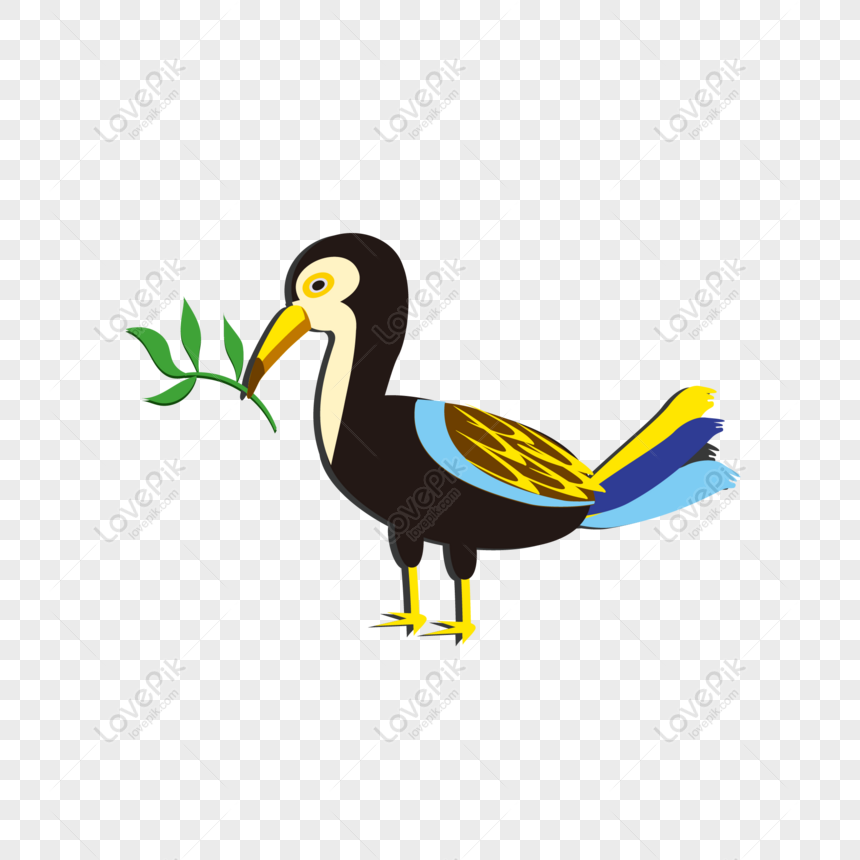 Free Simple Cartoon Illustration Wind Bird Can Be Used For Commercial PNG  Free Download PNG & AI image download - Lovepik