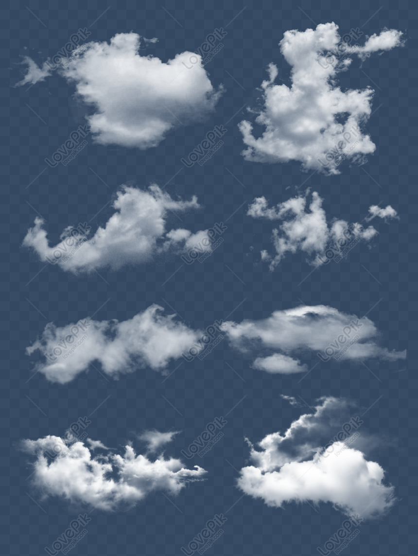 Hình ảnh Hiệu ứng Vật Lý Ban đầu Mô Hình đám Mây Trắng PNG Miễn ...