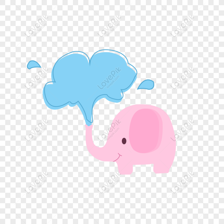 Free Cartoon Elephant Like Water Jet Speech Bubble Box Free PNG PNG & PSD  image download - Lovepik