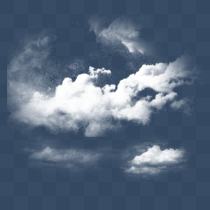 realistic clouds vector