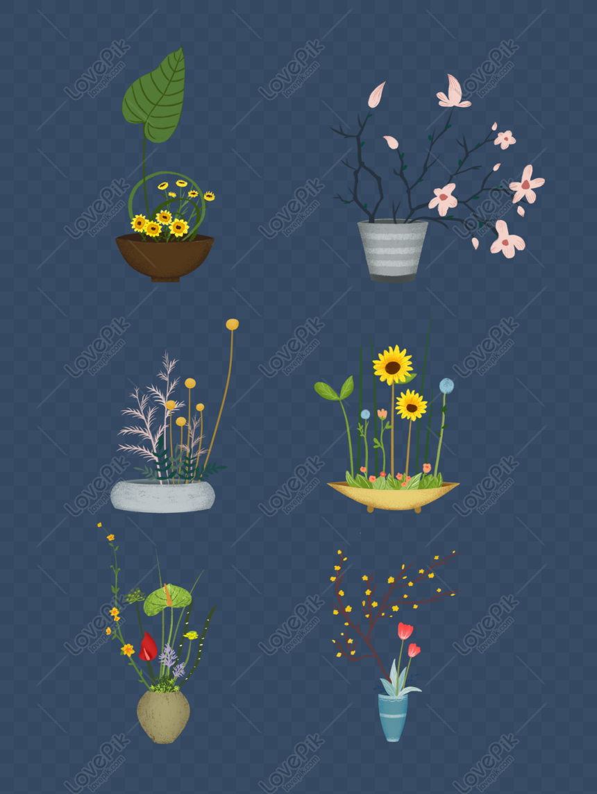 Gratis Flores Pintadas A Mano Y Plantas De Plantas Ilustradas Con Vient PNG  & PSD descarga de imagen _ talla 3072 × 4107px, ID 833472593 - Lovepik