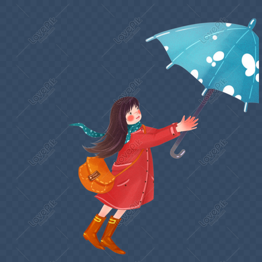 PATTERN Girl With Umbrella