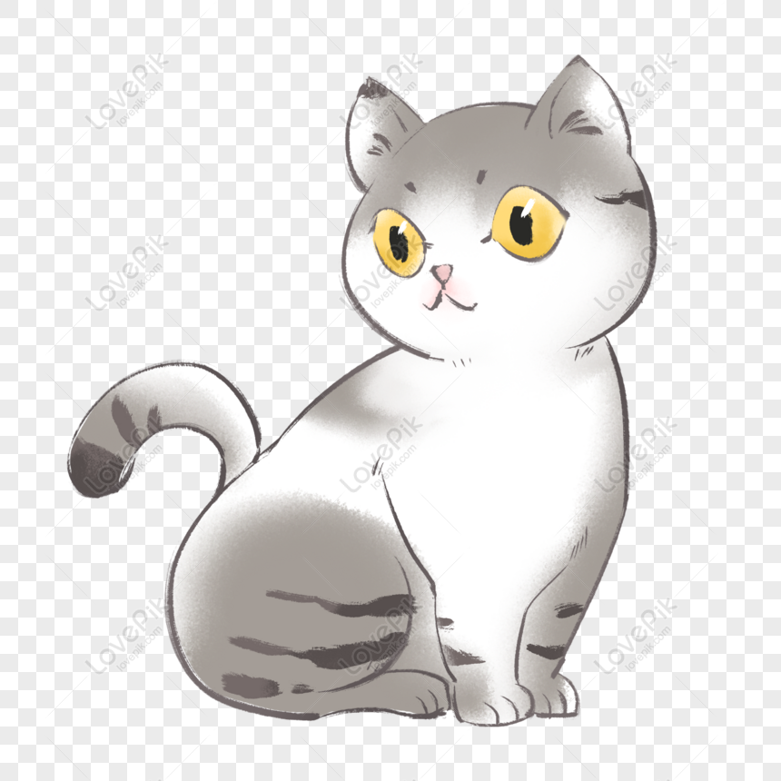 Hình ảnh Trung Quốc Phong Cách Vẽ Mực Mèo Dễ Thương PNG Miễn Phí ...