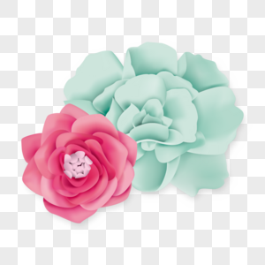 Hand Painted Aesthetic Flower Material Png PNG Image and PSD File For ...