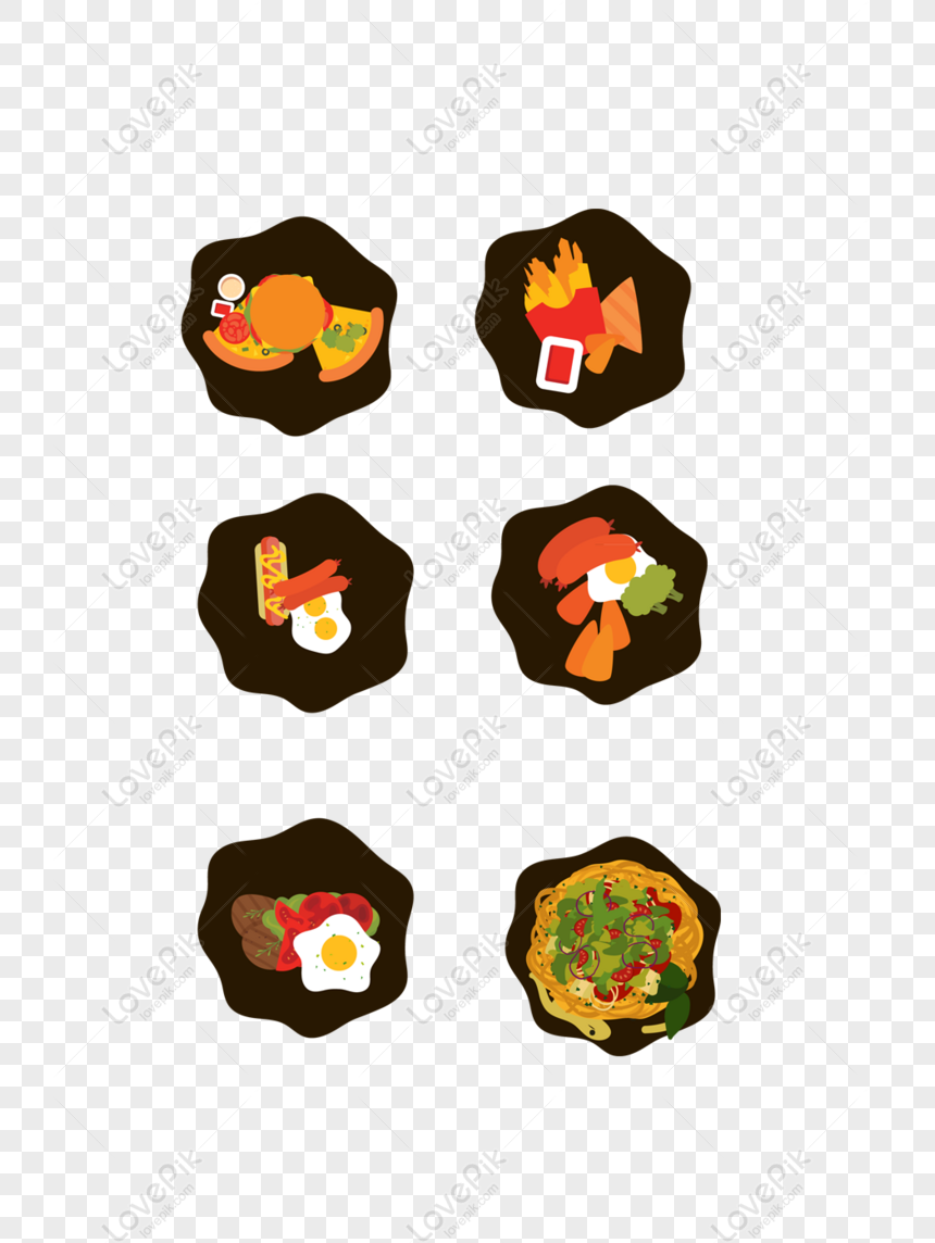 Free Festive Food Decoration Materials PNG Free Download PNG & AI image ...