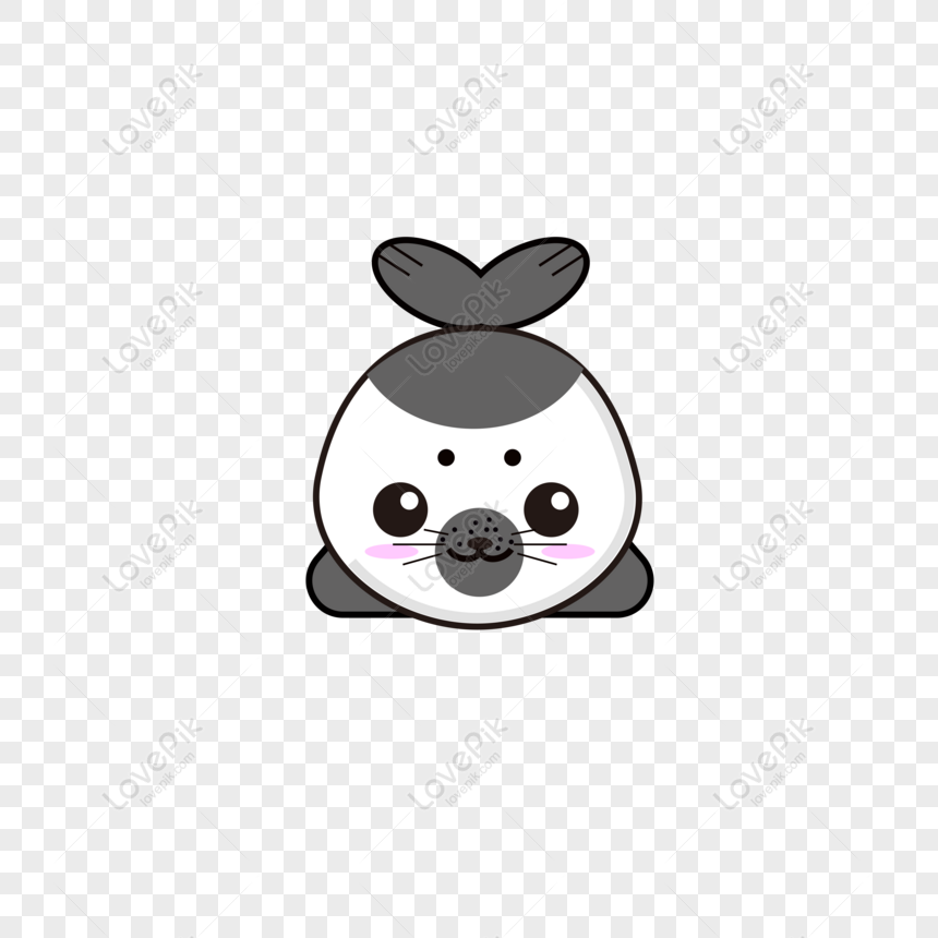 Free Baby Seal Cartoon Cute Cute Commercial Free PNG PNG & AI image  download - Lovepik