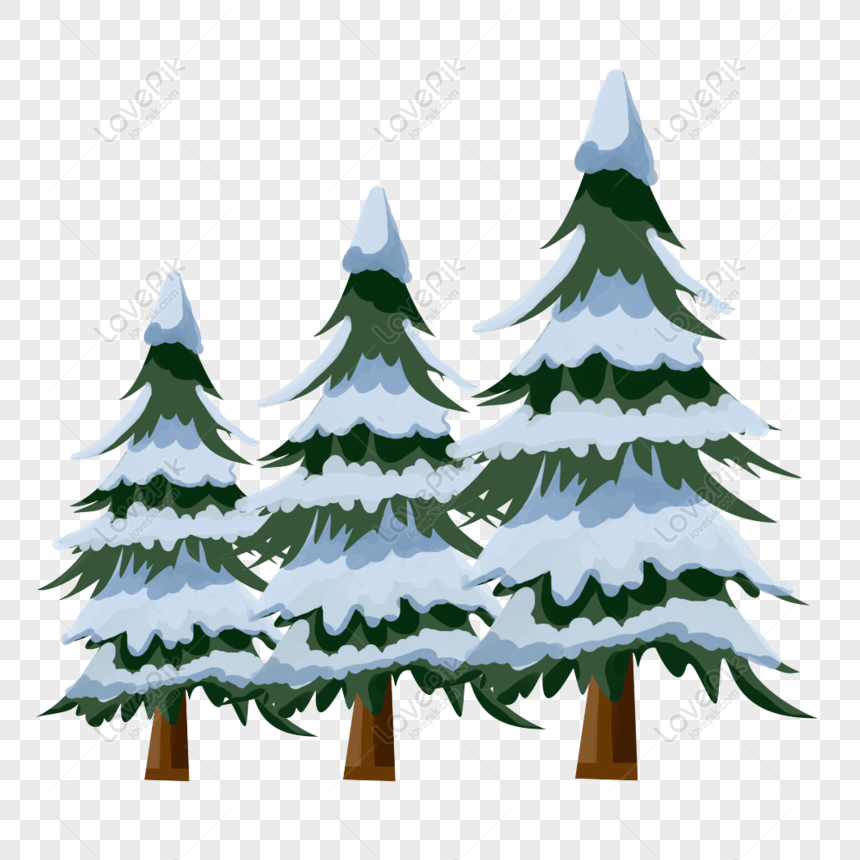 Free Cartoon Christmas Tree Element For Commercial Use Free Png Png 