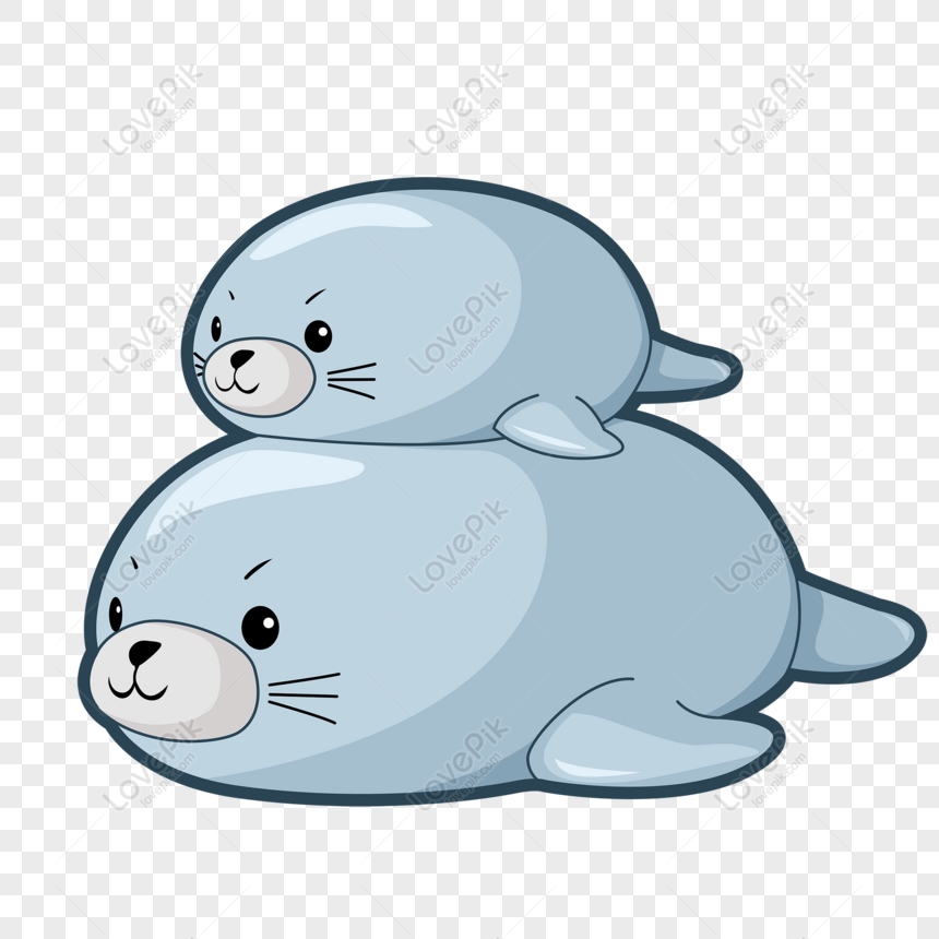 Free Hand Drawn Cartoon Cute Seals For Commercial Use PNG Free Download PNG  & TIF image download - Lovepik