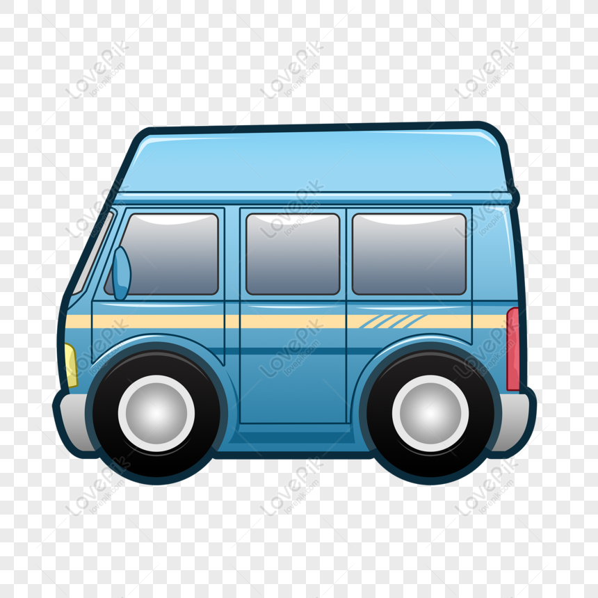 Free Cartoon Van Can Be Used For Commercial Materials PNG Transparent  Background PNG & TIF image download - Lovepik