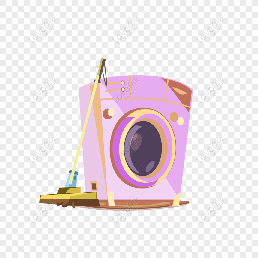 Free Washing Machine Decorative Pattern Element, Pink, Washing Machine ...