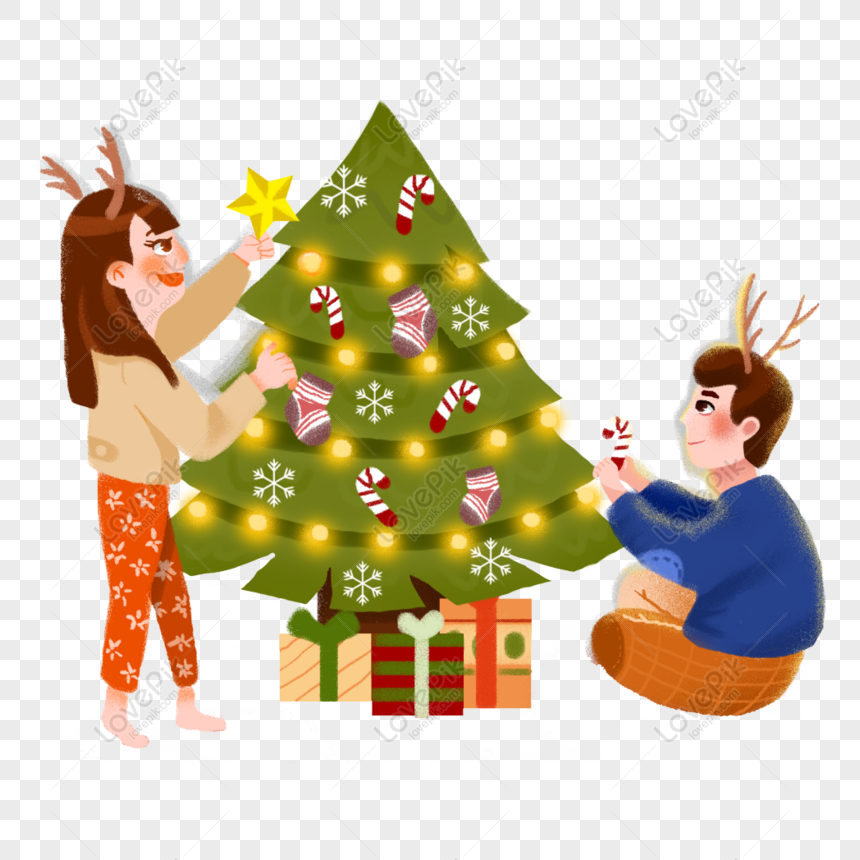 シンプルなクリスマスカップル文字透明素材 Png Psd無料画像ダウンロード 素材サイズ1024 1024px Id Lovepik