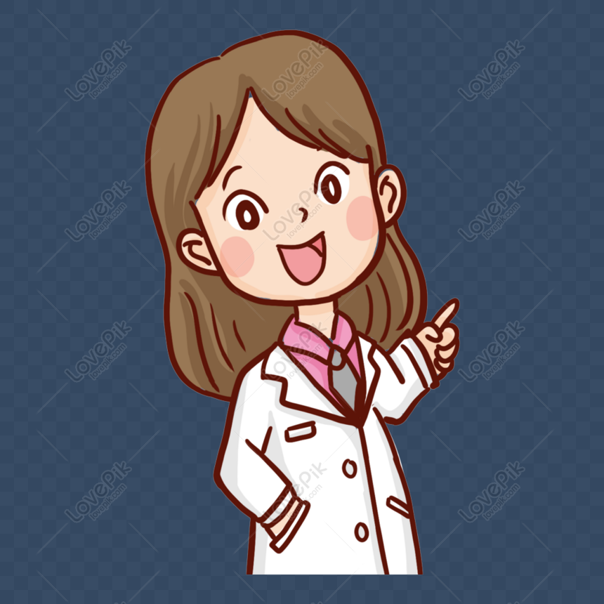 Free Cartoon Female Doctor Character Free Material Free PNG PNG & PSD image  download - Lovepik
